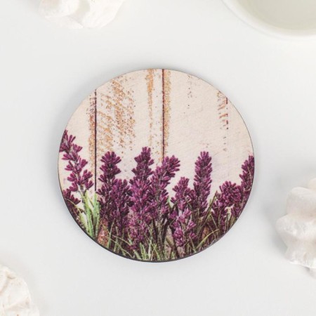 Hot souvenir stand "Blooming lavender" d = 9 cm-1