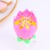 Candle-flower d/cake musical 12 x 5 cm