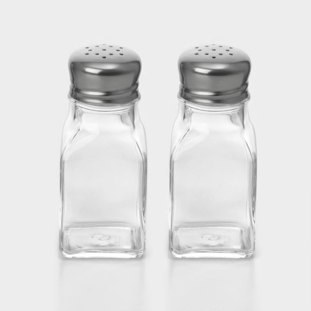 Set for spices glass BASIC, Solonka+Listen, 100 ml, 2 pcs-1