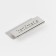 Decorative elements for the puncture "Hand Made", 3.5 × 1 cm, 10 pcs, silver color