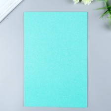 Foamiran glitter Magic 4 Hobby 2 mm cent. Mint, 20x30 cm