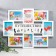 Multi -frame "Travel" Collage in 8 photos 10x15 cm, white