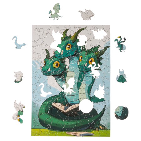Figure puzzle "Fairytale Dragon"-3