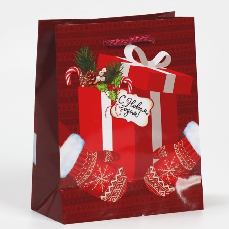 Laminated vertical package “For you”, S 12 x 15 x 5.5 cm, New Year-3
