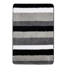 CARL bathroom mat, gray, 60x90 cm