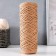 Knitting cord 100% polyester, width 3 mm 100m (caramel)