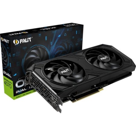 Video card Palit Dual OC, RTX 4070 12 GB, GDDR6X, HDMI, DP-8