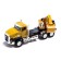 Metal “crane” truck, inertia, doors, light and sound are opened