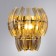 Wall lamp Arte Lamp Ella A1054AP-1GO, E14, 40 W, 25x16x27 cm, golden