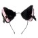 Carnival rim "anime ears", black color