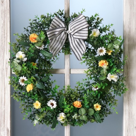 Wreath on the door Interior "Language Language" 44x44 cm-1