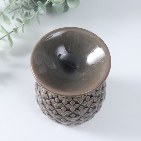 Aroma lamp ceramics "Geometric patterns" mix 9x9.5x11 cm-5