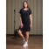 Women's dress Draw Attendation, size 46, black color