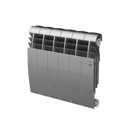 Bimetallic radiator Royal Thermo Biliner 350 /Silver Satin, 350x83 mm, 6 sections