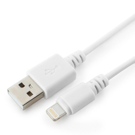 CablexPert CC-USB-AP2MWP, Lightning-USB, 1 m, white cable