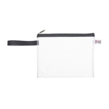 Lightning folder on the zipper format A5, with a pen, water-repellent, 350 md, gray