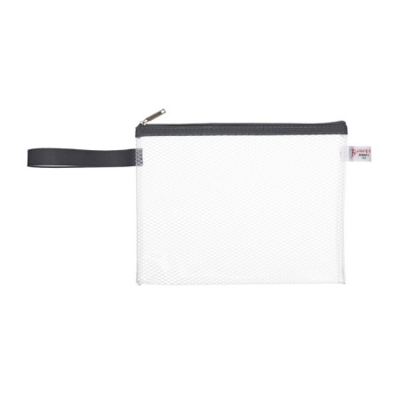 Lightning folder on the zipper format A5, with a pen, water-repellent, 350 md, gray