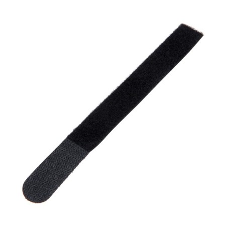 Velcro screed for wires nylon 180x20x1.5 mm tundra, black color, 10 pcs.-6