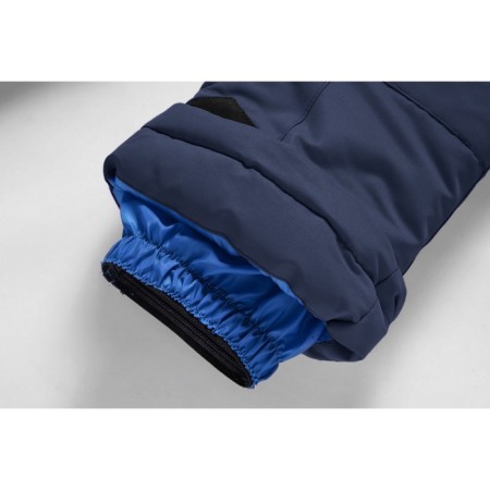 Ski pants for girls, height 98 cm, dark blue color-6