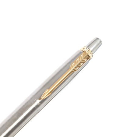 Ballpoint pen Parker Jotter Core K691 Stainless Steel GT M, stainless steel building, silver glossy-3