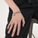 Ring metal "Trend" Infinity, volume, color silver, size 16