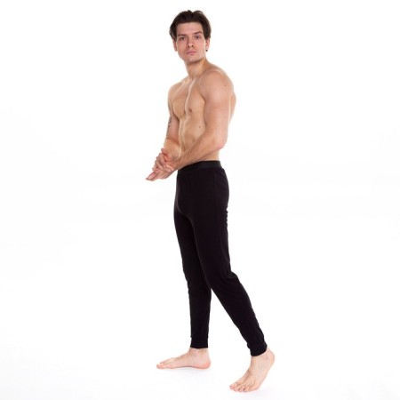 Male thermal underwear (pants), black color, size 52-3