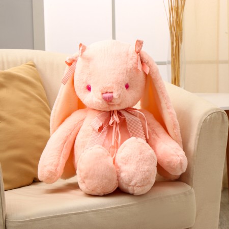 Soft toy "Bunny", with bows, 60 cm, color mix