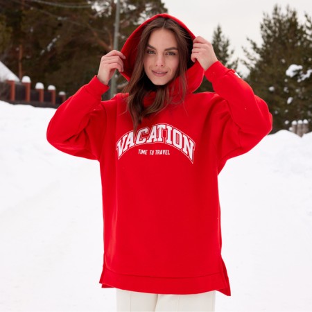 Female Hoods with the Ober Mist Cozy Style, Red, Size 42-7