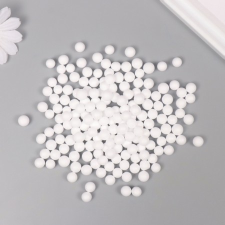 Decor for creativity Foam "Assorted balls" White set 10 grams-1