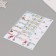 New Year stickers for gifts "New Year's Gingerbread" 21x29.7 cm