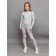 Thermal underwear is two-layer children, height 128 cm, the color is light gray melange