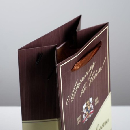 Gift package for a bottle, packaging, "congratulations", 35 x 13 x 10 cm-3