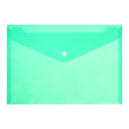 A set of 6 pieces, a button folder, A5, 180 microns, corrugated, fluorescent, 6 colors-4