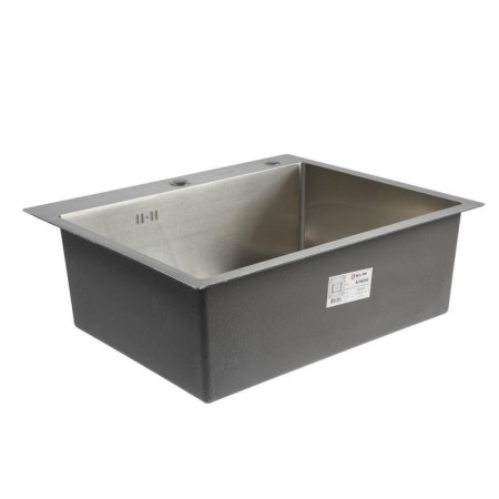 Kitchen sink Aflorn Af96050, Sredal, S = 3.0 and 0.8 mm, 60x50x22 cm, siphon, satin-1