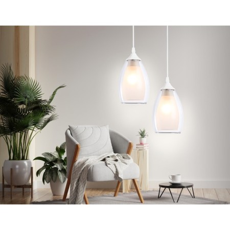 Suspended Ambrella Light, Traditional, TR3534, 1HE27, white color-2