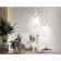Suspended Ambrella Light, Traditional, TR3534, 1HE27, white color