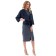 Cardigan female, size 44, blue color