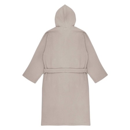 Waffel bathrobe Sofi de Marko naomi, with a hood, size S, color powder-1