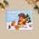 Sweet New Year card, treats, 6 x 8 cm, New Year