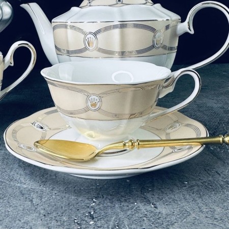 Tea set of Lenardi "Empire", 12 items