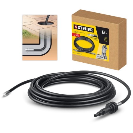 Steher pipe cleaning hose, for a pistol, G-180, 8 m