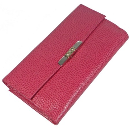 Pearl, 1 department for bills, for coins, for credit cards, pink color
