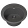 Quartz-quartz kitchen-quartz Uperwood Quartz UPD-01, round, color 03 gray
