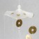 Wind music is plastic. Metal "hearts and Chinese coins" 4 pipes 70 cm