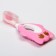 Children's toothbrush, nylon, with a limiter, pink color