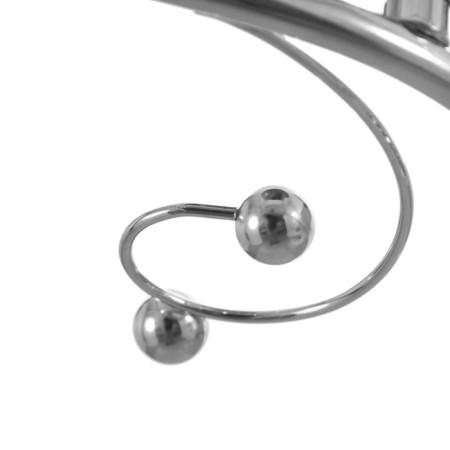Ceiling chandelier "Lucy" 2x40W E27 Color: silver-7