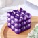 Figure candle "Babble" Big Cube, 5x5x5 cm, purple