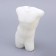 Figure candle "Men's silhouette" 12x7.5 cm, white