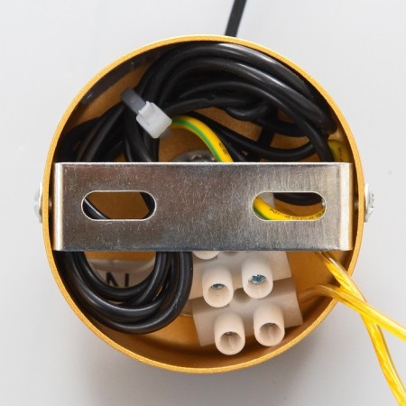 Suspension lamp "Alamamo" LED 5W 4000k gold 2.5x2.5x60-160cm-8