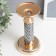 Summary Metal for 1 candle "Observing" gold 21x10x10 cm